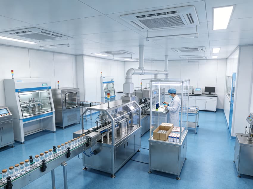 合肥CGT醫(yī)藥研發(fā)生產(chǎn)車間凈化裝修工程